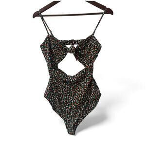 Sea New York swimsuit Floral cut out liberty strawberry floral One piece small